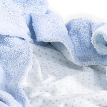 Clair de Lune Soft Hooded Baby Blanket 100 x 75 cm Two Layered Cosy Snuggle Wrap