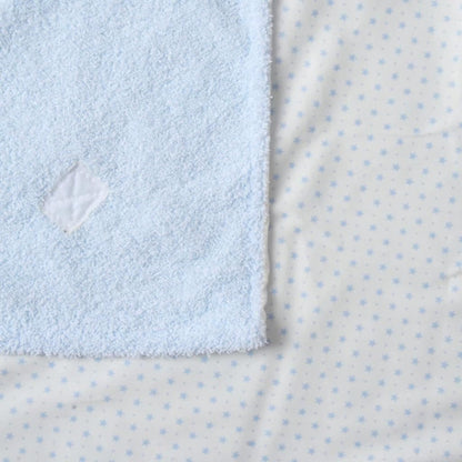 Clair de Lune Soft Hooded Baby Blanket 100 x 75 cm Two Layered Cosy Snuggle Wrap