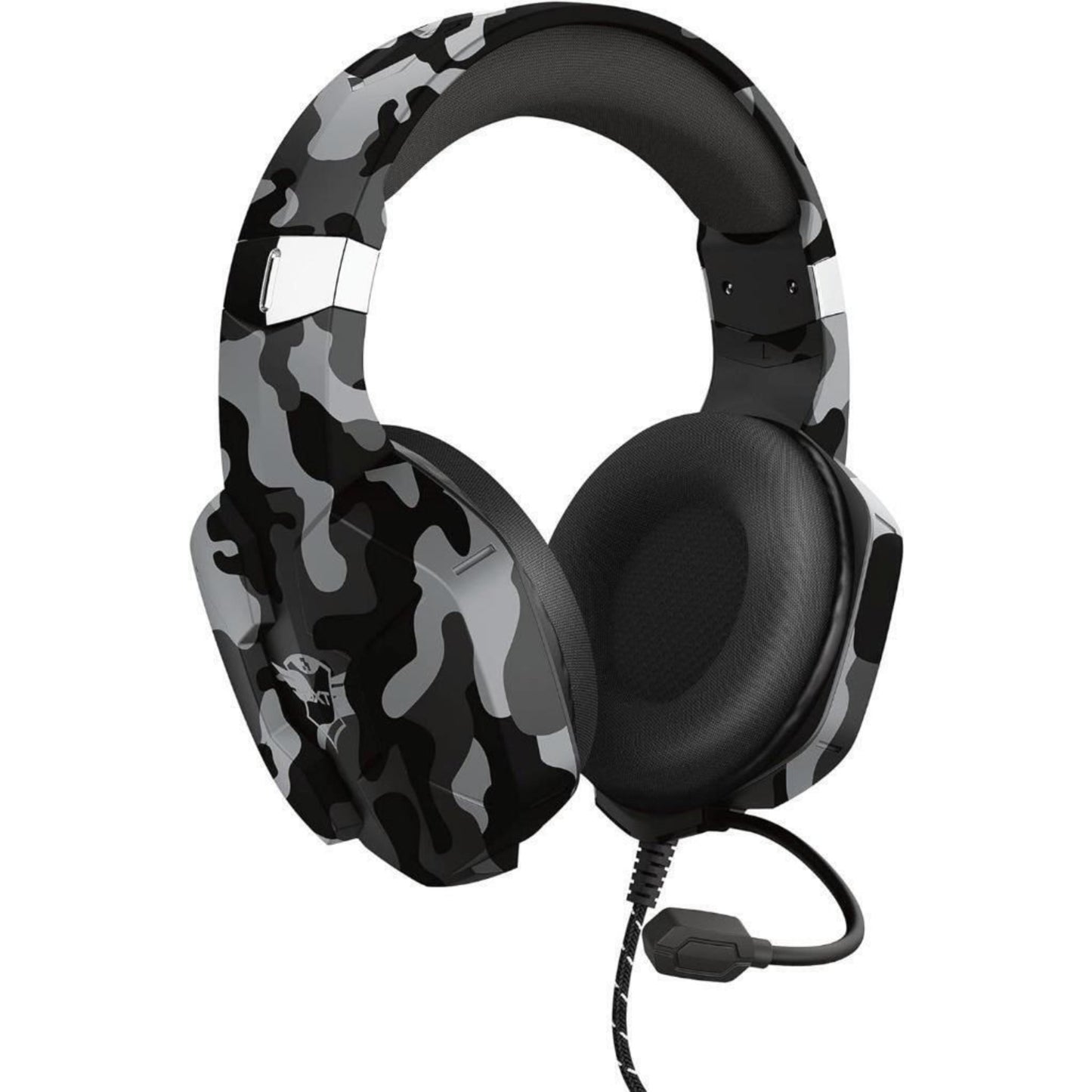 Trust GXT Altus Gaming Headset Over Ear Volume Mic PC and Consoles Black Camo