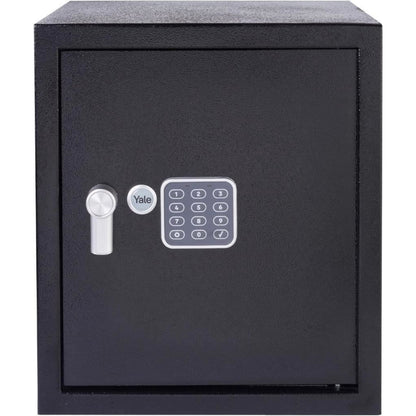Yale Alarmed Safe 130db Built in Alarm Override Key Fixings 40 Litre 39x35x36 cm