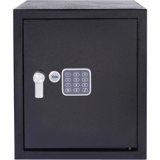 Yale Alarmed Safe 130db Built in Alarm Override Key Fixings 40 Litre 39x35x36 cm