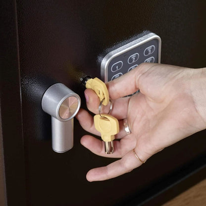 Yale Alarmed Safe 130db Built in Alarm Override Key Fixings 40 Litre 39x35x36 cm