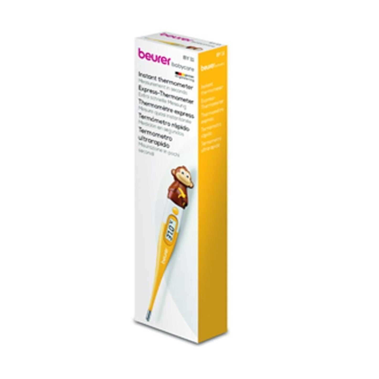 Beurer BY11 Monkey Children Digital Instant Thermometer Flexible Tip Fever Alarm