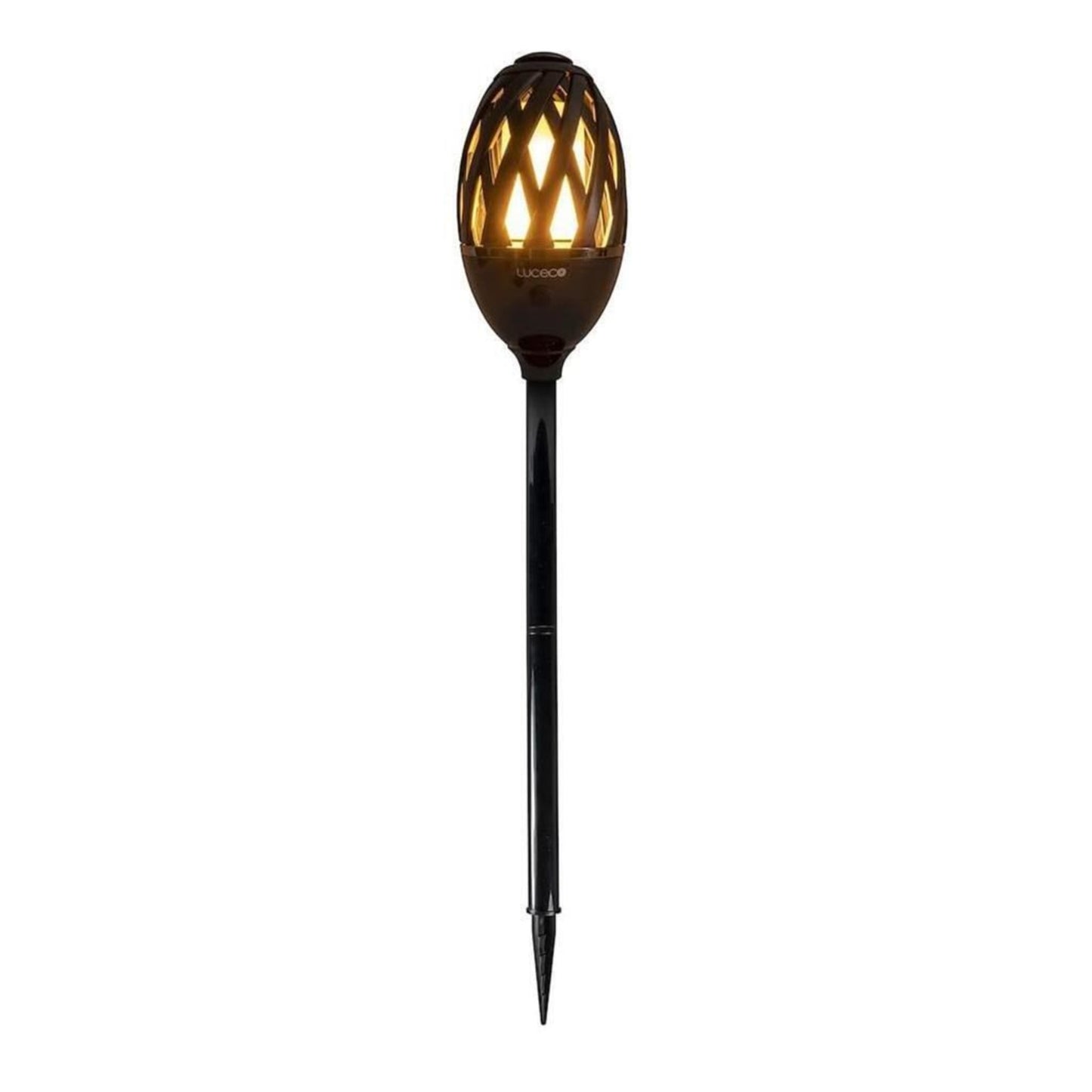Luceco LED Flame Effect Torch USB Charged IP65 Rated Black LEXFLAMEBK-02