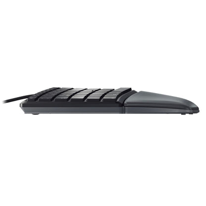 CHERRY 4500 ERGO Ergonomic Keyboard UK Layout QWERTY Wired Padded Palm Rest
