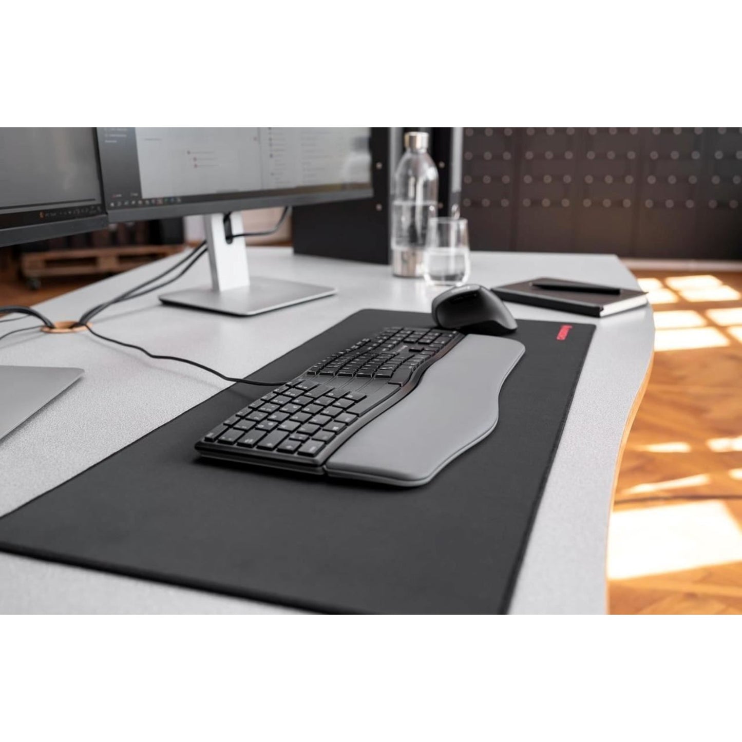 CHERRY 4500 ERGO Ergonomic Keyboard UK Layout QWERTY Wired Padded Palm Rest