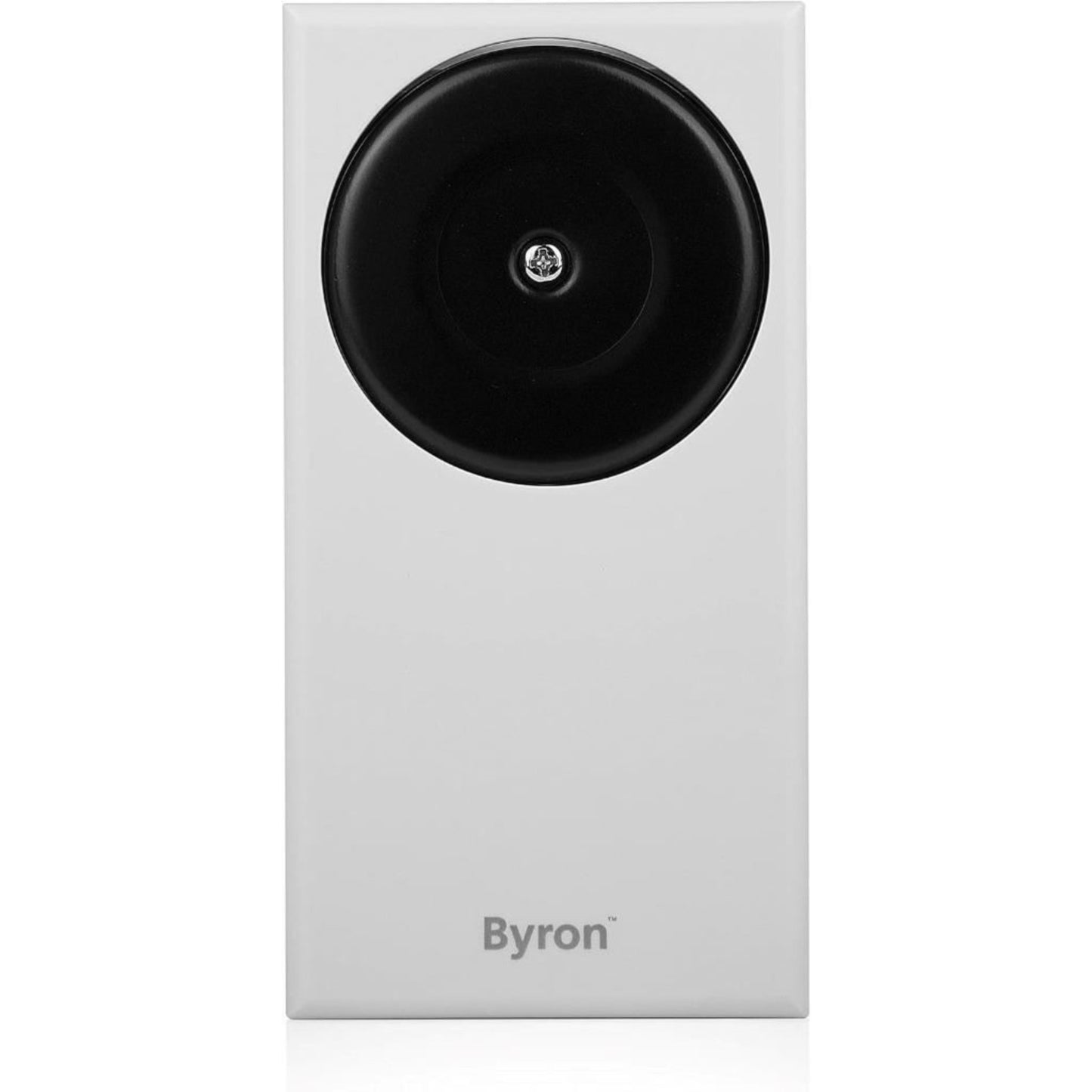 Byron Wired Doorbell Kit Button Chime and 5m Cable 90dB White DBW-24031