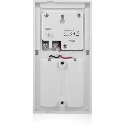 Byron Wired Doorbell Kit Button Chime and 5m Cable 90dB White DBW-24031