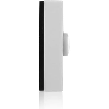 Byron Wired Doorbell Kit Button Chime and 5m Cable 90dB White DBW-24031