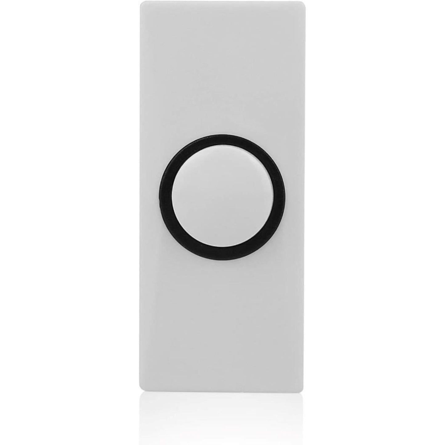 Byron Wired Doorbell Kit Button Chime and 5m Cable 90dB White DBW-24031