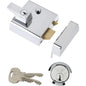 Yale Double Locking Nightlatch 40mm Chrome Finish High Security P-2-CH-CH-40