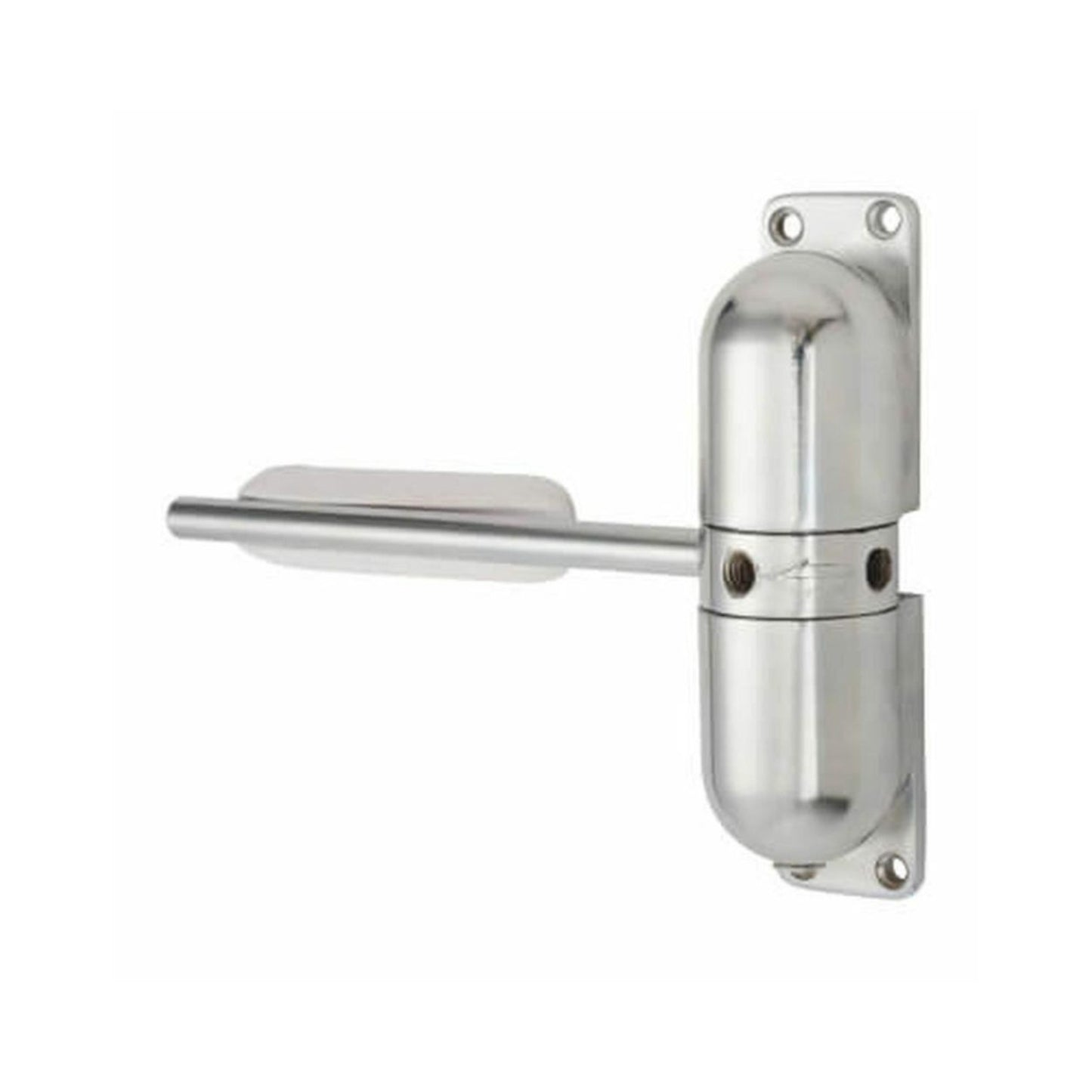 Yale Surface Mounted Door Closer Spring Loaded with Adjustable Tensioner Chrome