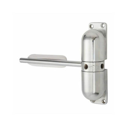 Yale Surface Mounted Door Closer Spring Loaded with Adjustable Tensioner Chrome