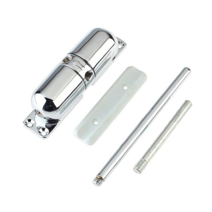 Yale Surface Mounted Door Closer Spring Loaded with Adjustable Tensioner Chrome