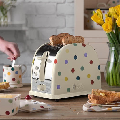 Russell Hobbs Toaster 2 Slice Emma Bridgewater Polka Dot Toaster 1300 Watt