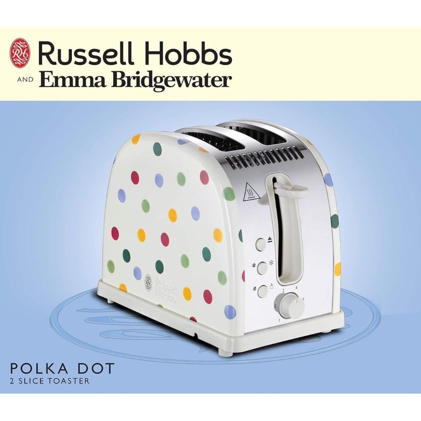 Russell Hobbs Toaster 2 Slice Emma Bridgewater Polka Dot Toaster 1300 Watt