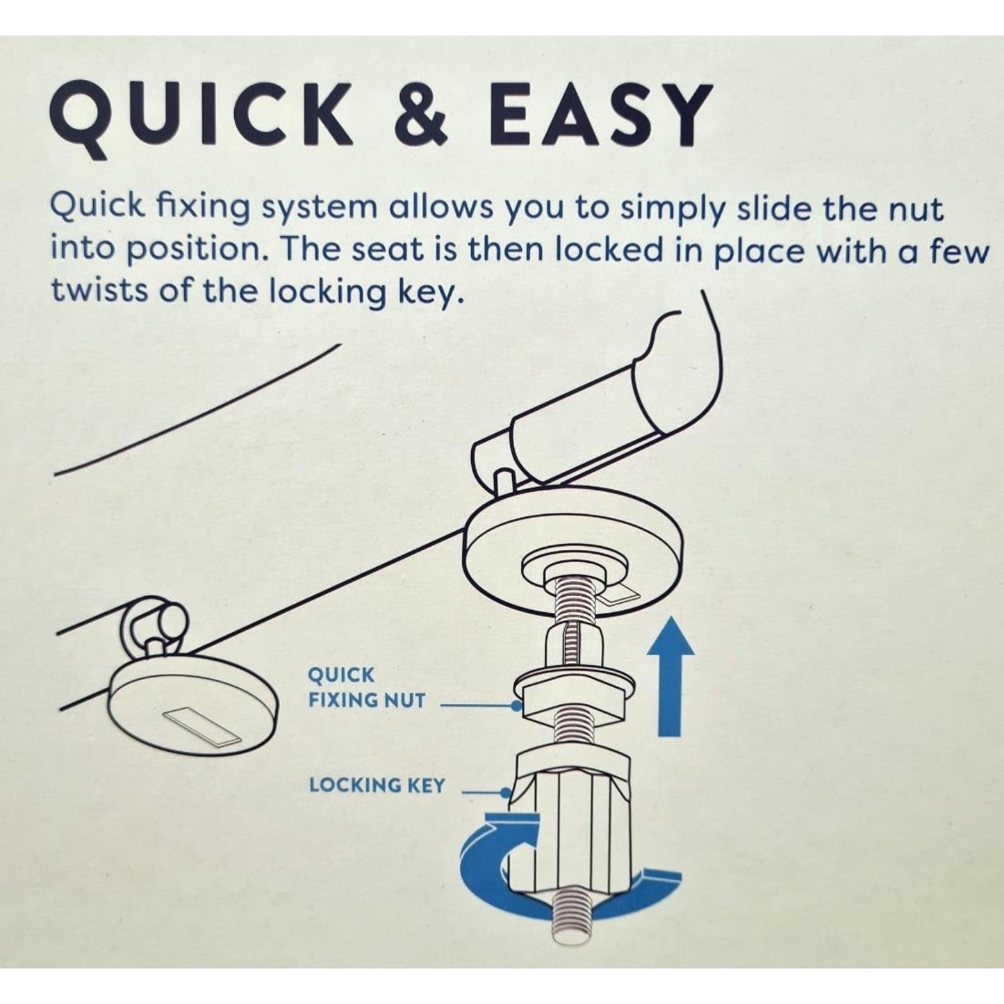 Croydex Hudson Anti-Bacterial Toilet Seat Soft Close Hinges and Quick Release