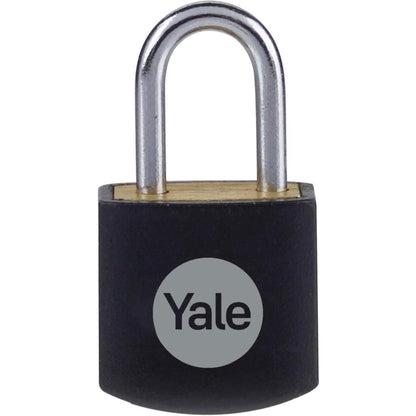 Yale x4 Standard Security 15mm Brass Padlock Open Steel Shackle 3 Matching Keys
