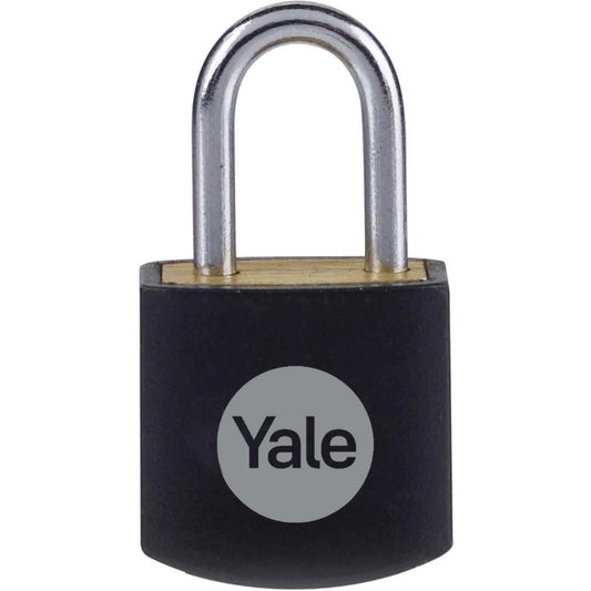Yale x4 Standard Security 15mm Brass Padlock Open Steel Shackle 3 Matching Keys