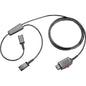 Poly Plantronics Y Adapter Trainer Cable Kit Black 79694-11
