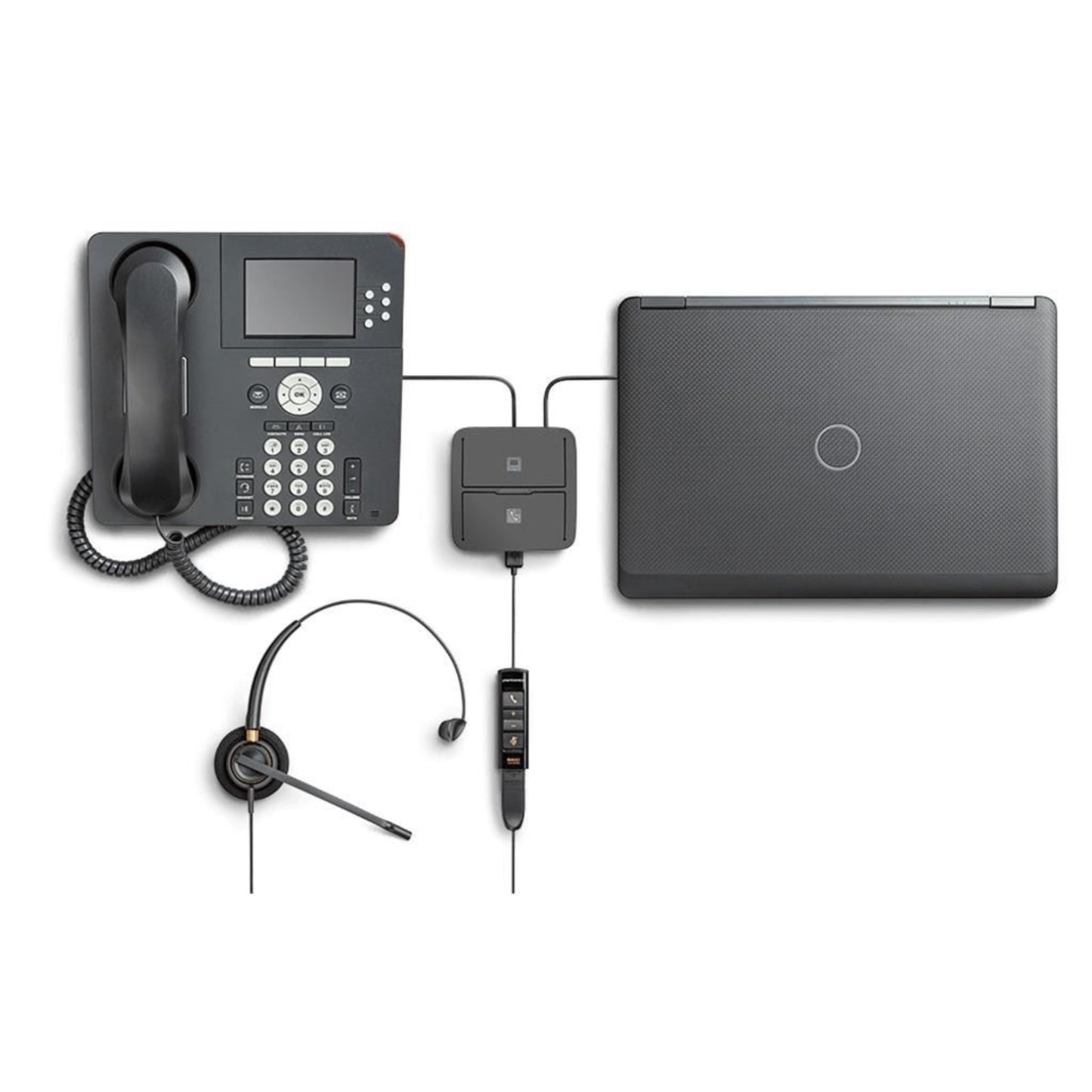 Plantronics MDA490 Analog Switch for Quick (QD) Disconnect Headsets