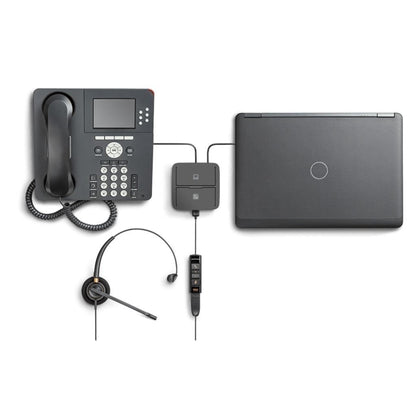 Plantronics MDA490 Analog Switch for Quick (QD) Disconnect Headsets