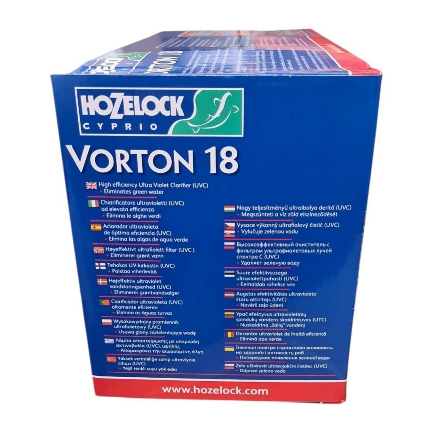 Hozelock Vorton 18 UVC Lamp Efficient Elimination of Green Water Algae 12000 LPH