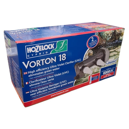 Hozelock Vorton 18 UVC Lamp Efficient Elimination of Green Water Algae 12000 LPH