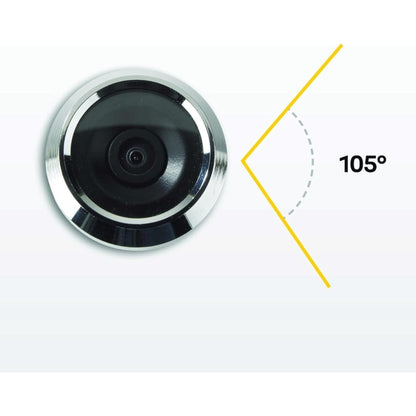 Yale Digital Door Viewer 500 Live Viewing Weatherproof 105 Degree Angle View