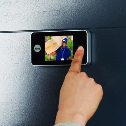 Yale Digital Door Viewer 500 Live Viewing Weatherproof 105 Degree Angle View