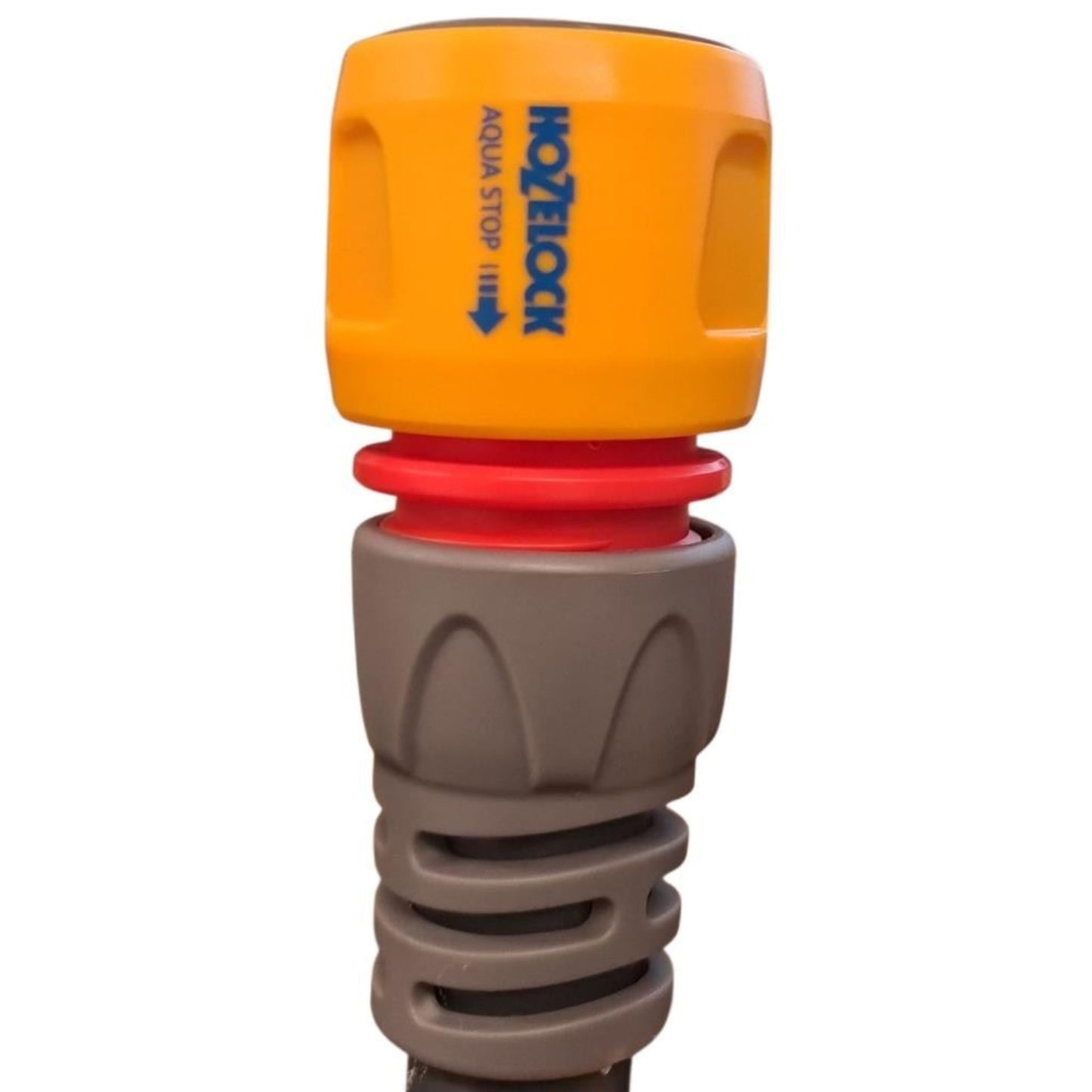 HOZELOCK Superhoze City 7.5m Hose with x2 Aquastop Connectors and Rose Spray Gun