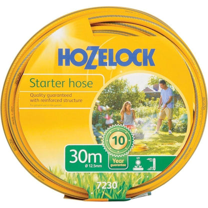 HOZELOCK Starter 30m Hose 12,5mm UV-resistant Layered Braided Reinforced Hose