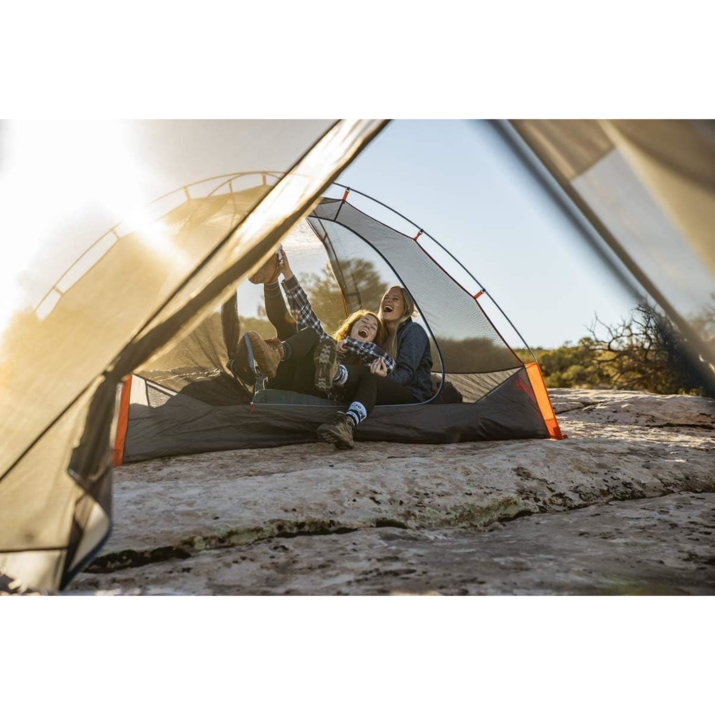Kelty Night Owl 3 Person Tent Backpacking Camping Lightweight Oversized Doors