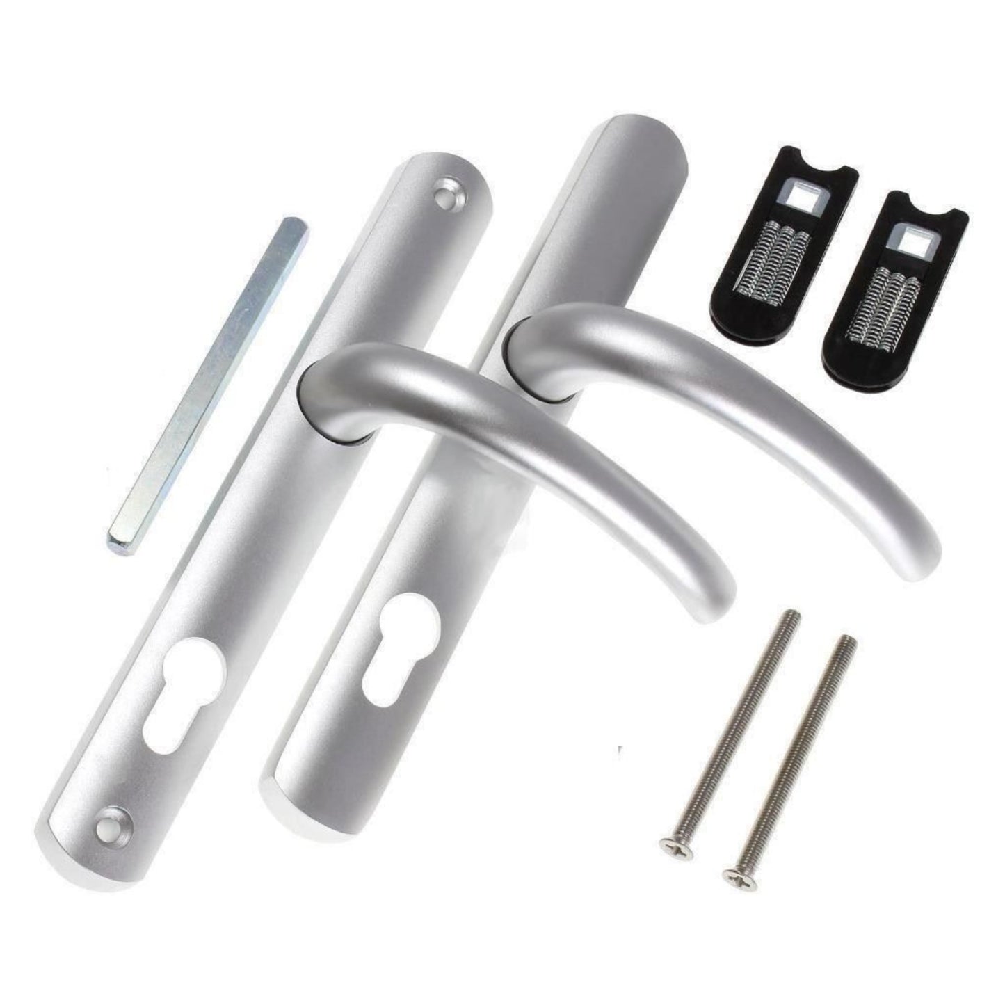 Yale Door Handle Standard Security for PVCu Doors 92 mm/215 mm Polished Chrome
