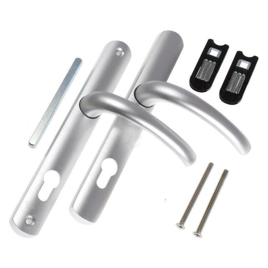 Yale Door Handle Standard Security for PVCu Doors 92 mm/215 mm Polished Chrome