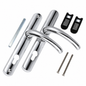 Yale Door Handle Standard Security for PVCu Doors 92 mm/215 mm Polished Chrome