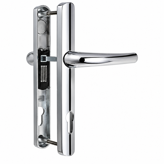 Yale Door Handle Standard Security for PVCu Doors 92 mm/215 mm Polished Chrome