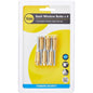 Yale Sash Window Locks Dual Screw Window Lock Plus 2 Keys Brass Finish 6 Pack