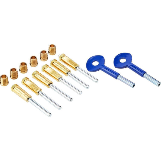Yale Sash Window Locks Dual Screw Window Lock Plus 2 Keys Brass Finish 6 Pack