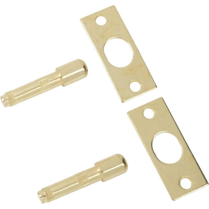 Yale Door Hinge Bolts Polished Brass suitable for external doors P-125-PB
