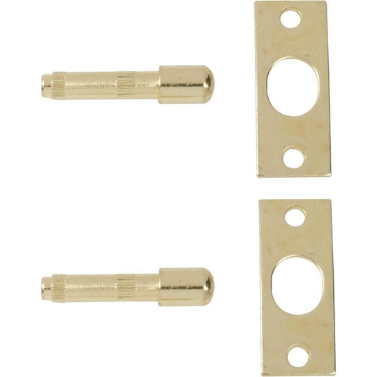 Yale Door Hinge Bolts Polished Brass suitable for external doors P-125-PB