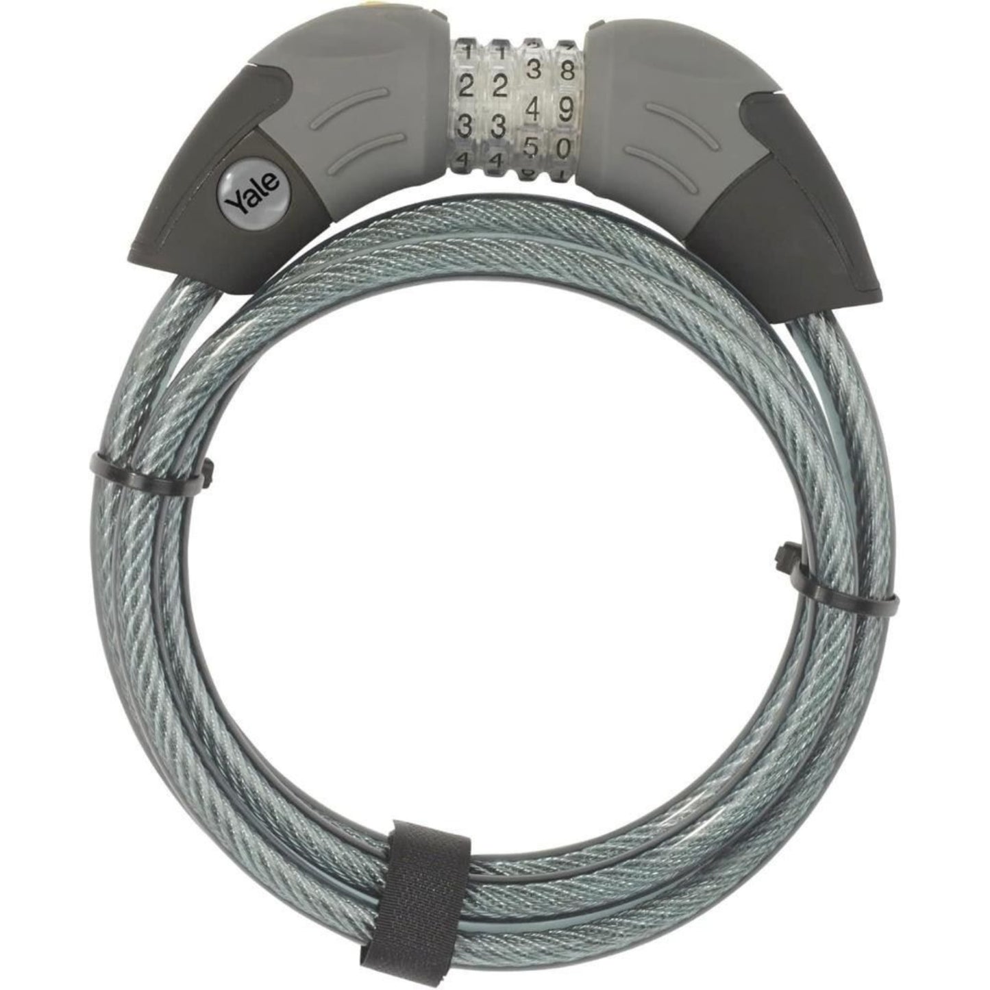 Yale Standard Combination Cable Bike Lock 1800mm Steel Ball Click Gear System
