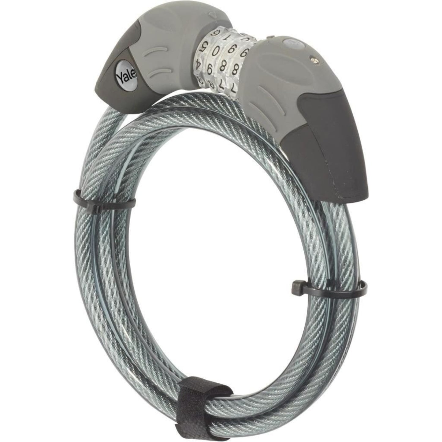 Yale Standard Combination Cable Bike Lock 1800mm Steel Ball Click Gear System