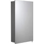 Croydex Maiford Mirrored Door Illuminated Cabinet with Shaver Socket Aluminium