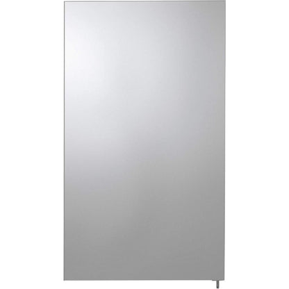 Croydex Maiford Mirrored Door Illuminated Cabinet with Shaver Socket Aluminium