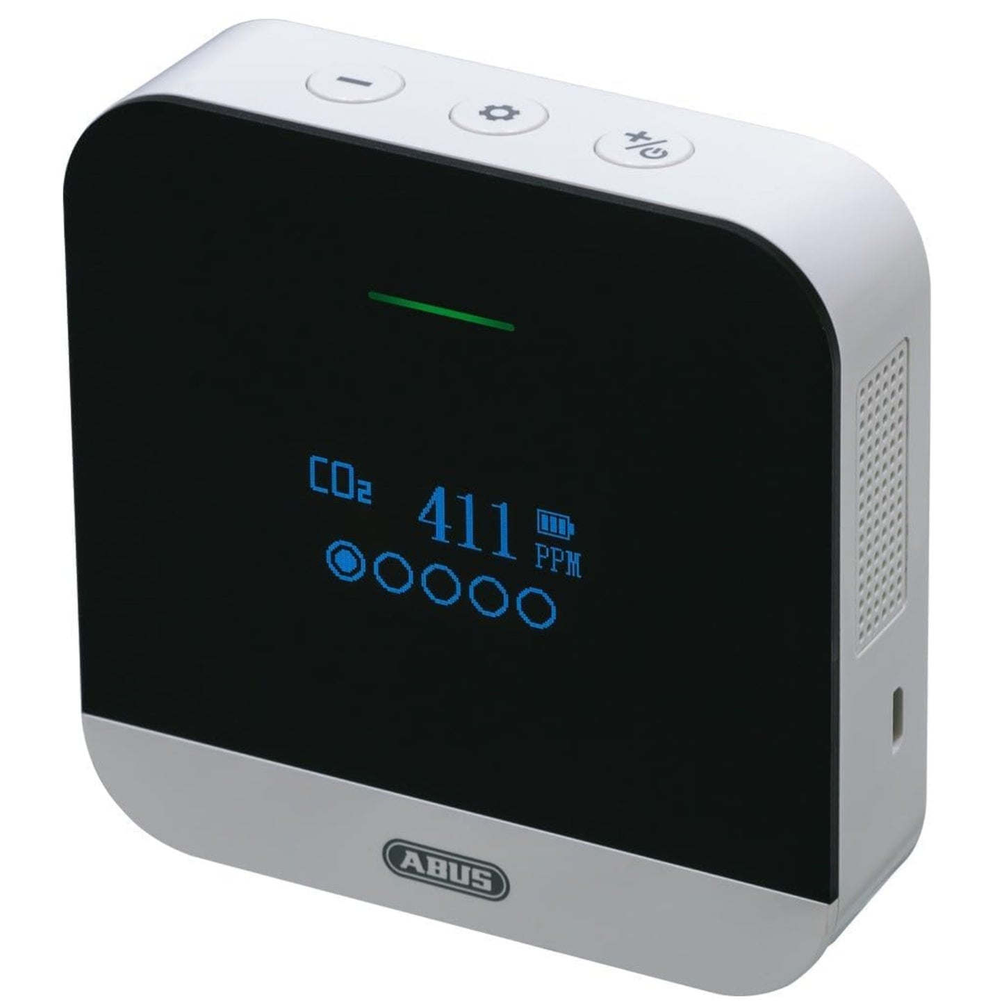 ABUS CO2 Detector AirSecure for Air quality Humidity Temperature Alarm 10 Year
