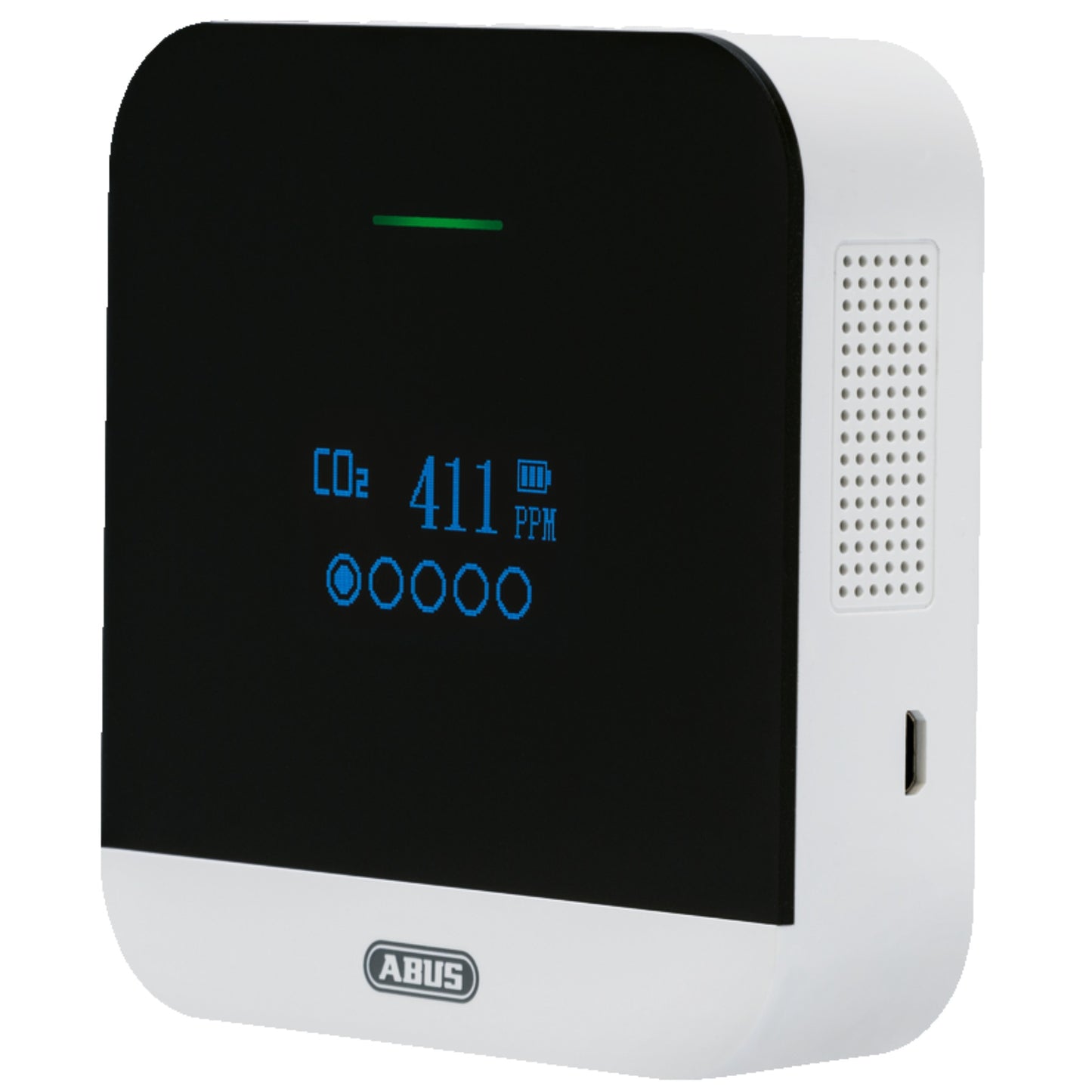 ABUS CO2 Detector AirSecure for Air quality Humidity Temperature Alarm 10 Year