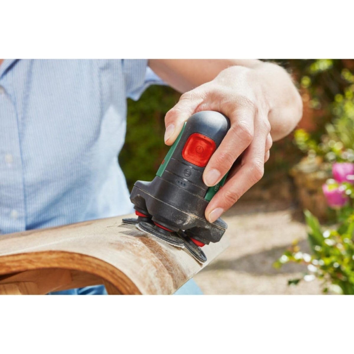 Bosch EasyCurvSander 12v Rotating Cordless Adaptable Portable Sander with Battery