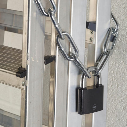 Yale Standard Security Iron Padlock 32mm Black Hardened Steel Shackle Indoor