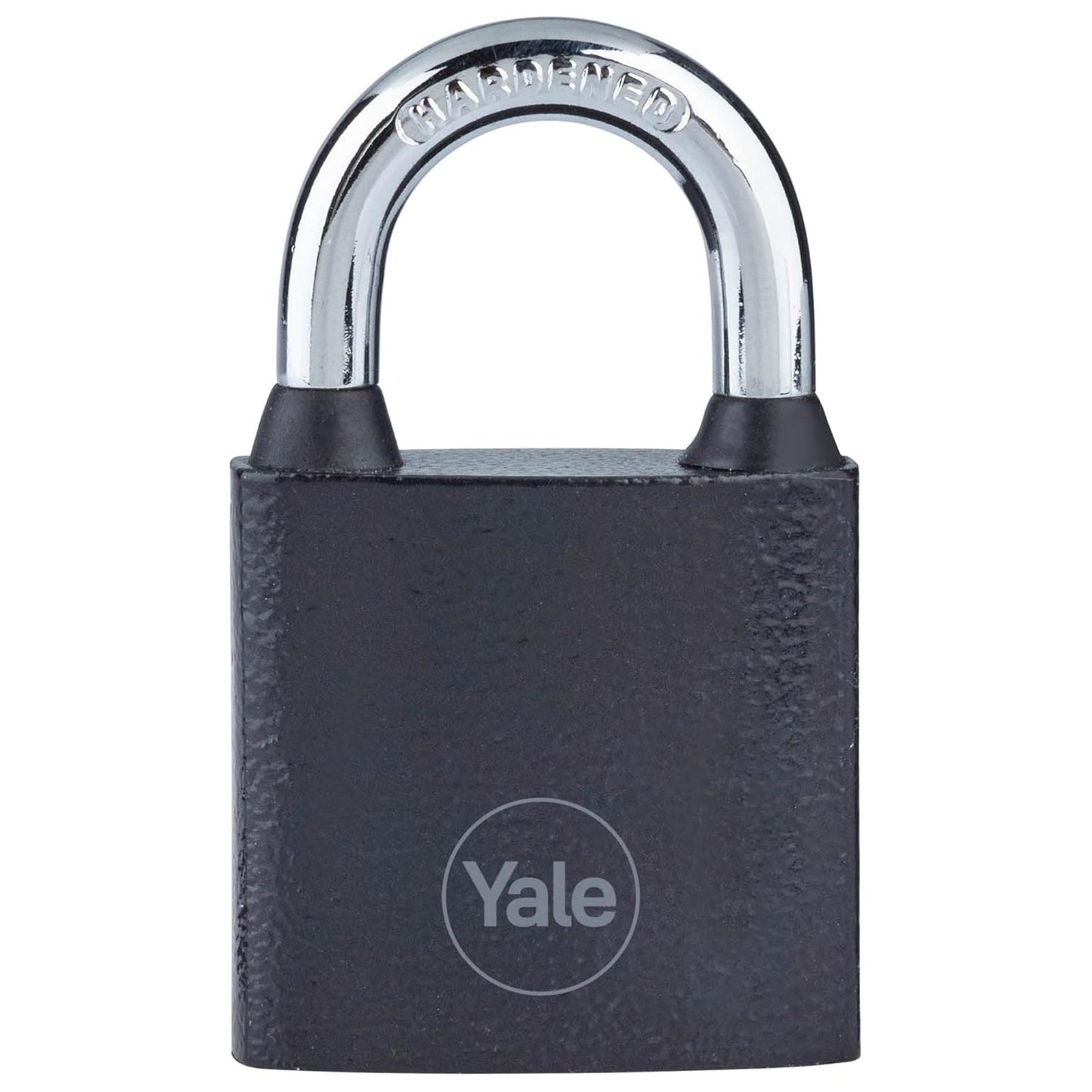 Yale Standard Security Iron Padlock 32mm Black Hardened Steel Shackle Indoor